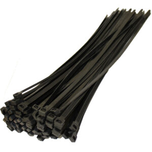black cable ties